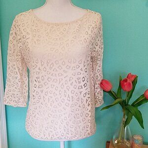 Loft lace top